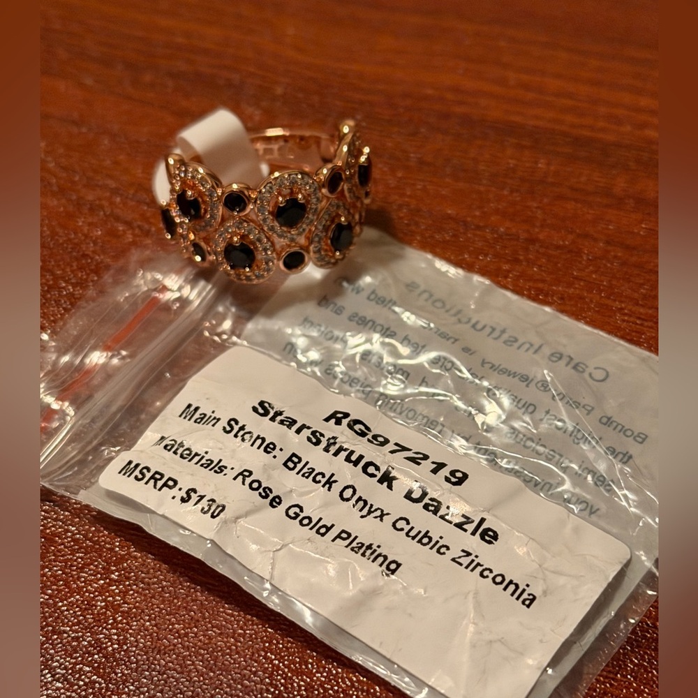 StarStruck Dazzle Black Onyx Ring